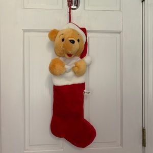 Vintage Walt Disney Winnie the Pooh Christmas Stocking 22”